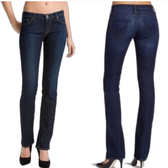 AG ADRIANO GOLDSCHMIED SLIM BOOT DARK WASH JEANS SIZE 27 - Picture 3 of 8